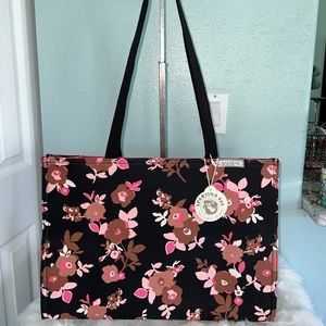 Spartina floral tote bag new with tags